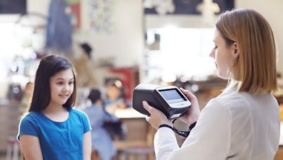 Spot Vision Screener and school nurse