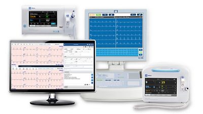 Various vitals and diagnostic cardiology devices and tools.