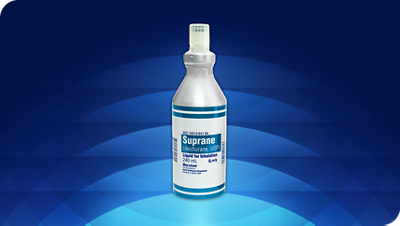 Suprane 240mL on a dark background
