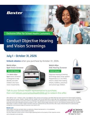 Welch Allyn Spot Vision Screener School Health 2026 Promotion