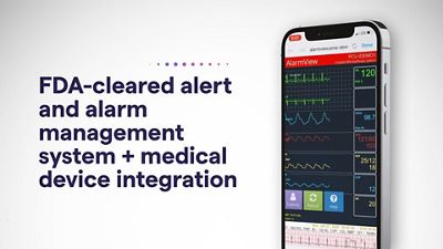 VOALTE Alert & Alarm Management for Actionable Hospital Communications