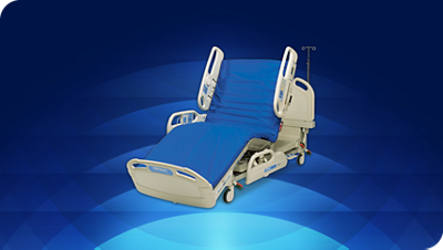 VersaCare Med Surg Bed, 3/4 view, right side