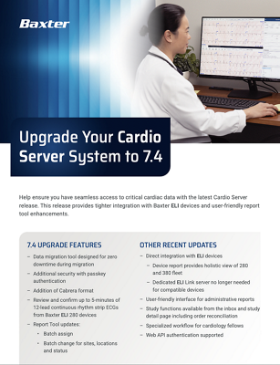 Cardio Server System 7.4 Upgrade