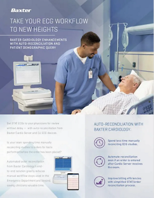 Auto-Reconciliation with Baxter Cardiology Brochure