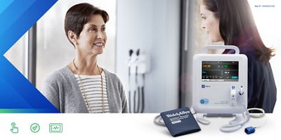 Monitor Welch Allyn de signos vitales: conexión vital desde el primer contacto