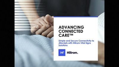 Hillrom is advancing connected care.