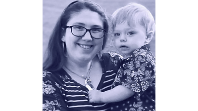 Linly Champion and her son Conner