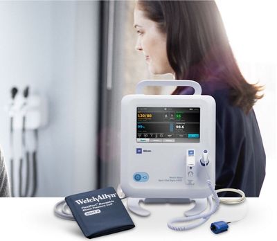 Monitor Welch Allyn de signos vitales: conexión vital desde el primer contacto