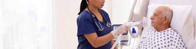 A respiratory care patient