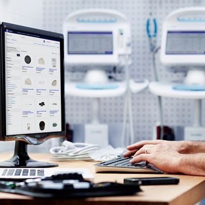 Biomed on computer shopping the parts store