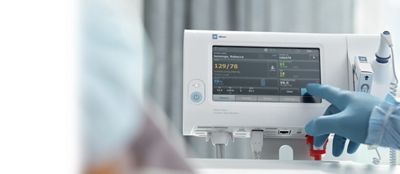 Welch Allyn Connex Spot Monitor in use