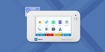 Voalte against a dark background