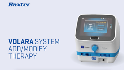 VOLARA System Add/Modify Therapy